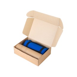 Подарочный набор с термосом и пледом «Serenity», синий