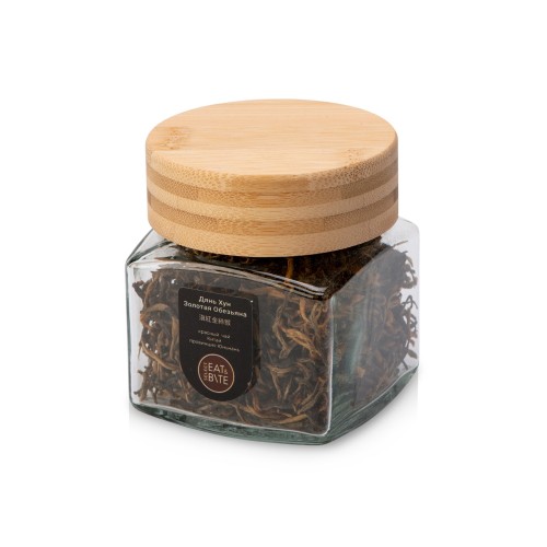 Подарочный набор с пледом, френчпрессом, чаем и вареньем, зеленый