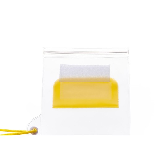 Влагостойкий чехол "Repel", желтый/прозрачный