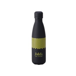 Вакуумная термобутылка «Vacuum bottle C1», soft touch, 500 мл, черный, с УФ печатью