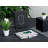 Органайзер с беспроводной зарядкой 5000 mAh "Powernote", темно-серый (P)