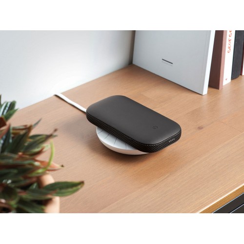 Внешний аккумулятор с беспроводной колонкой Powersound, черный