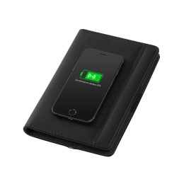 Органайзер с функцией беспроводной зарядки "Manner", 5000 mah, черный