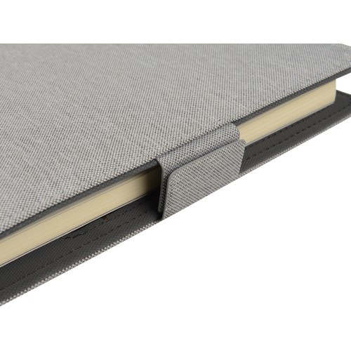 Органайзер с беспроводной зарядкой 5000 mAh "Powernote", светло-серый