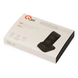 Портативное беспроводное зарядное устройство с док-станцией "Uniq", 10000 mah, черный