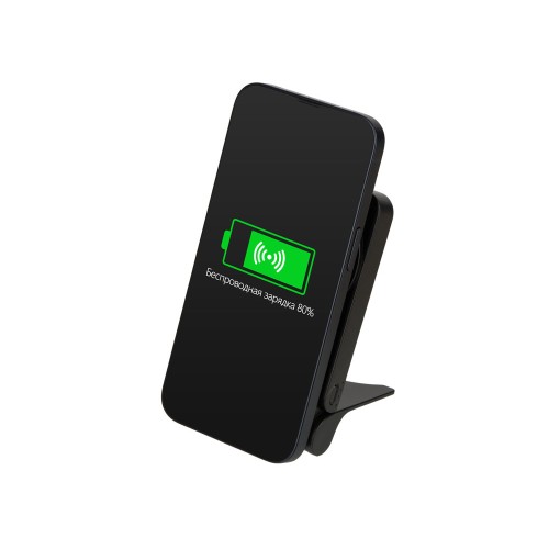 Внешний магнитный аккумулятор "MagnIQ", черный, 5000 mAh