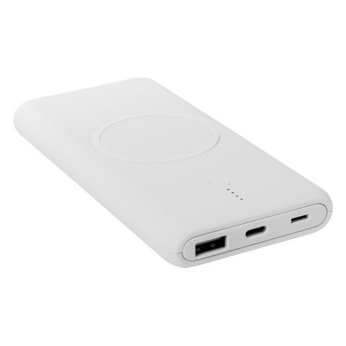 Внешний беспроводной аккумулятор c QC/PD "Reload", 10000 mAh, белый (Р)