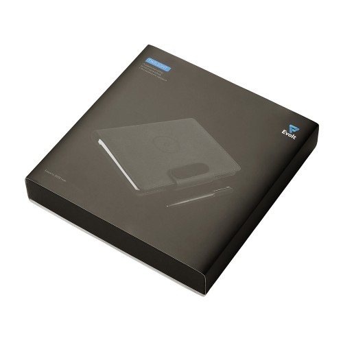 Подарочный набор металлическая ручка и блокнот А5 "Twilight"  со светящимся логотипом и пауэрбэнком