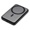 Магнитный внешний беспроводной аккумулятор «Polarix», QC/PD, 10000 мАч, черный