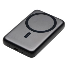 Магнитный внешний беспроводной аккумулятор «Polarix», QC/PD, 10000 мАч, черный