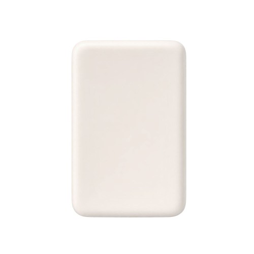 Магнитный внешний беспроводной аккумулятор «Polarix», QC/PD, 10000 мАч, слоновая кость