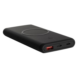 Внешний беспроводной аккумулятор c QC/PD "Reload", 10000 mAh, черный (Р)