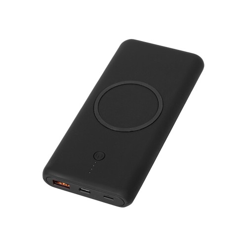 Внешний беспроводной аккумулятор c QC/PD "Reload", 10000 mAh, черный (Р)