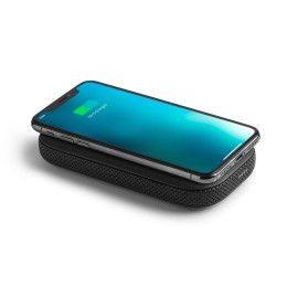 Внешний аккумулятор с беспроводной колонкой Powersound, черный