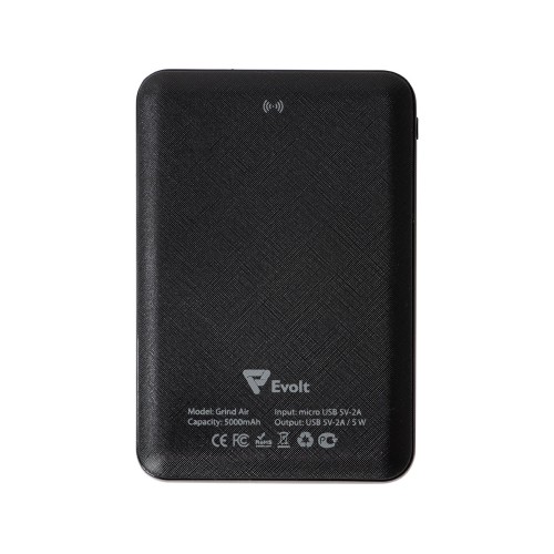 Беспроводной внешний аккумулятор «Grind Air» v. 2, 5000 mAh