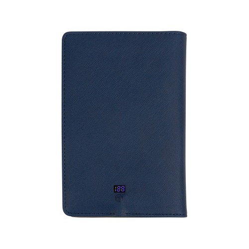 Органайзер с функцией беспроводной зарядки "Manner", 5000 mah, темно-синий (Р)