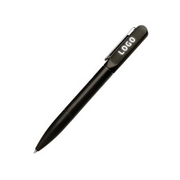 Подарочный набор металлическая ручка и блокнот А5 "Twilight"  со светящимся логотипом и пауэрбэнком