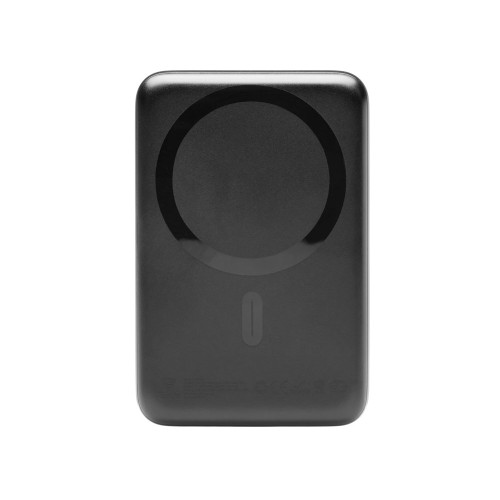 Магнитный внешний беспроводной аккумулятор «Polarix», QC/PD, 10000 мАч, черный