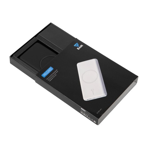 Внешний беспроводной аккумулятор c QC/PD "Reload", 10000 mAh, черный