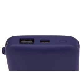 Внешний беспроводной аккумулятор с подсветкой лого «Astro», 10000 mAh, темно-синий (Р)