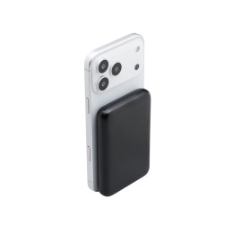 Магнитный внешний беспроводной аккумулятор «Polarix», QC/PD, 10000 мАч, черный