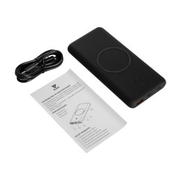 Внешний беспроводной аккумулятор c QC/PD "Reload", 10000 mAh, черный (Р)