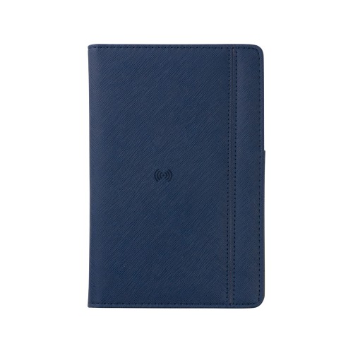 Органайзер с функцией беспроводной зарядки "Manner", 5000 mah, темно-синий