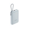 Внешний аккумулятор со встроенным кабелем Mi Power Bank 10000mAh (Integrated Cable) Ice Blue GL