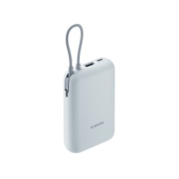 Внешний аккумулятор со встроенным кабелем Mi Power Bank 10000mAh (Integrated Cable) Ice Blue GL
