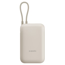 Внешний аккумулятор со встроенным кабелем 22.5W Xiaomi Power Bank 10000mAh (Integrated Cable) Tan GL