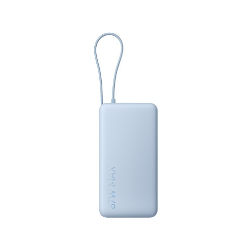 Внешний аккумулятор со встроенным кабелем Xiaomi 67W Power Bank 20000 (Integrated Cable) Ice Blue