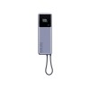 Внешний аккумулятор со встроенным кабелем Xiaomi 165W Power Bank 10000mAh (Integrated Cable) GL