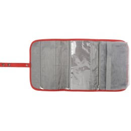 Несессер для путешествий со съемной косметичкой "Flat", красный