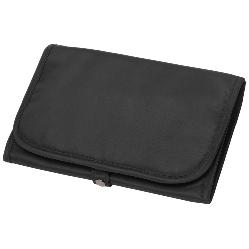 Несессер для путешествий со съемной косметичкой "Flat", черный