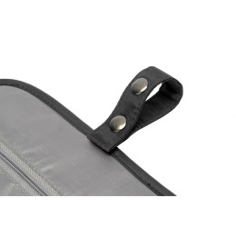 Несессер для путешествий со съемной косметичкой "Flat", черный