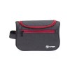 Несессер TORBER, дорожный, чёрный/бордовый, полиэстер 300D, 24 х 16 х 9 см