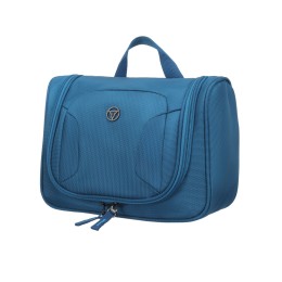 Несессер TORBER, дорожный, синий, полиэстер, 27х11х22 см