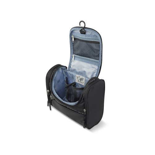 Несессер BUGATTI БЛАНК ОБЛЕГЧЕННАЯ | BLANC DELIGHT, чёрный, нейлон RPET600D/тарпаулин/полиэстер, 24,5х12х22,5 см, 5 л