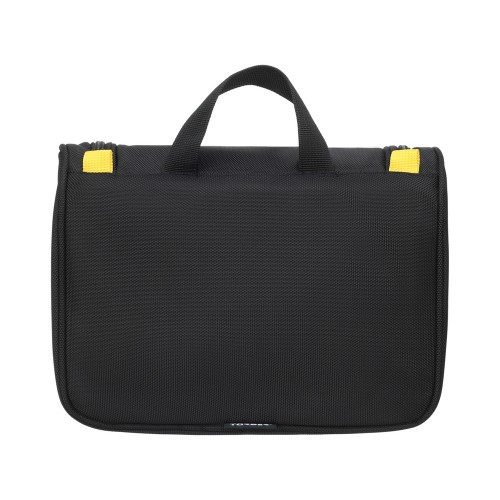 Несессер TORBER, дорожный, чёрный/серый, полиэстер, 27х11х22 см