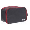 Несессер TORBER, дорожный, чёрный/бордовый, полиэстер 300D, 27 х 17 х 14 см