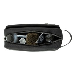 Несессер мужской BUGATTI НЕРО | NERO, чёрный, нейлон 1680D/кожа, 24х7,5х16 см