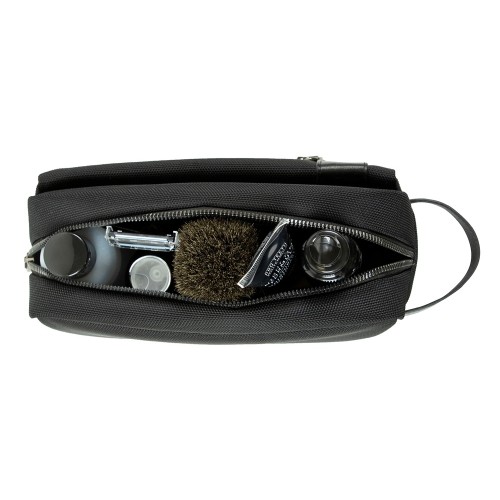 Несессер мужской BUGATTI НЕРО | NERO, чёрный, нейлон 1680D/кожа, 24х7,5х16 см