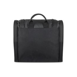 Несессер BUGATTI БЛАНК ОБЛЕГЧЕННАЯ | BLANC DELIGHT, чёрный, нейлон RPET600D/тарпаулин/полиэстер, 24,5х12х22,5 см, 5 л