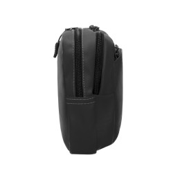 Несессер TORBER РИТМ, черный, полиэстер 900D с PU покрытием, 27 х 18 х 6 см