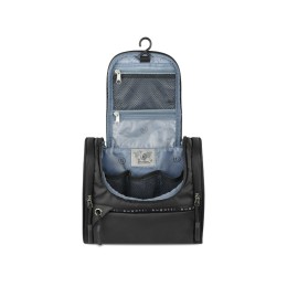 Несессер BUGATTI БЛАНК ОБЛЕГЧЕННАЯ | BLANC DELIGHT, чёрный, нейлон RPET600D/тарпаулин/полиэстер, 24,5х12х22,5 см, 5 л