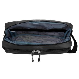 Несессер TORBER РИТМ, черный, полиэстер 900D с PU покрытием, 27 х 18 х 6 см