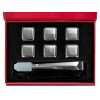 Набор для виски Skye со стальными охлаждающими камнями, щипцами, мешочком в коробке, кашированной картоном