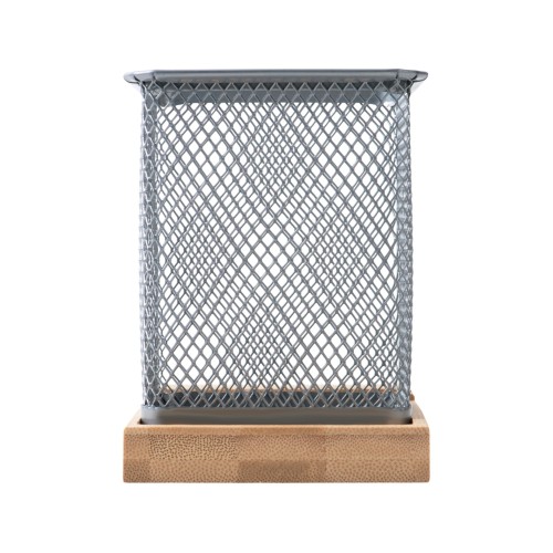 Подставка для ручек и телефона "Fika", натуральный/серый