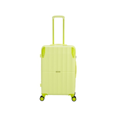 Чемодан TORBER В Отпуск, салатовый, ABS-пластик, 46 х 28,5 х 69 см, 71 л, 3,3 кг