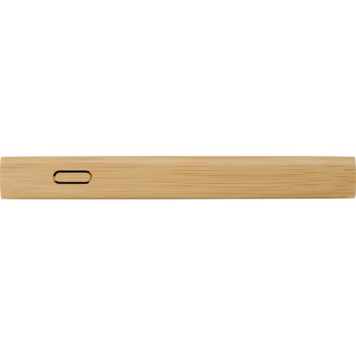 Внешний беспроводной аккумулятор из бамбука "Bamboo Air", 10000 mAh